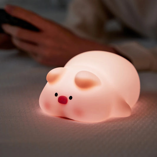 Cute Piggy Night Lamp